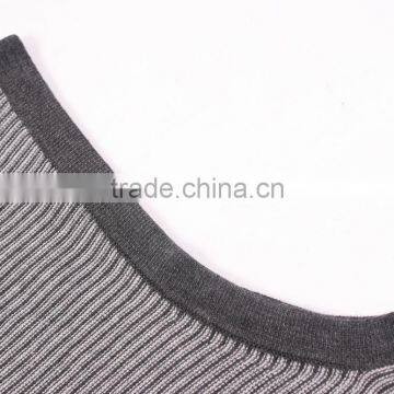 Dark-grey Fashion Sweater Vest For Men Cheap photo-3