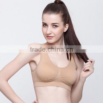 Factory Provide Seamless Yoga Sports Girl Tube Sexy Bra