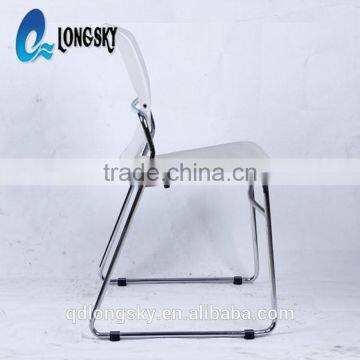 LS-4025 New Design Modern Plastic Office Chair Staff Chair Meeting Stacking Visitor Chair photo-4