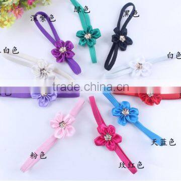 New Style Beautiful Chiffon Headband Hairband Baby Girls Flowers Headbands With Elastic Kids' Hair Accessories Baby Headwear photo-2