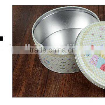 REDHILL Shallow Round Tin Cans Small Round Metal Container Tin photo-4