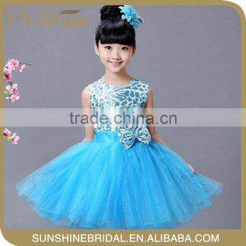 beach wedding elegant baby girl party dress children frocks designs with European style