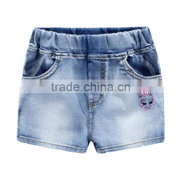 Wholesale summer high quality girls denim shorts