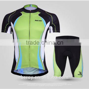 BEROY 2016 3D Anatomical Cutting Design Bicycle Garment for Men,wicking Short Sleeve Cycling Suit photo-2