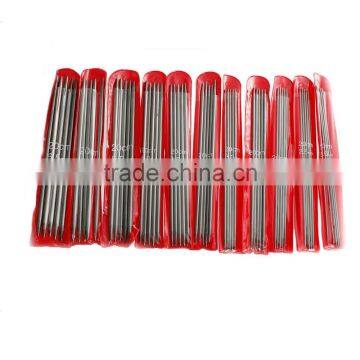 (2.0mm-6.5mm)Stainless Steel Hollow Knitting Needle Silver Tone 21cm Long, 1 Set photo-4