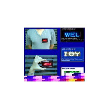 Hong Kong LED Name Badges