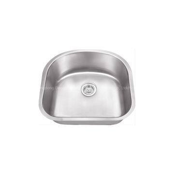 Stainless Steel Single D Bowl Undermount Sink