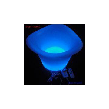 Led Illuminated Wine Ice Bucket With Stand photo-3