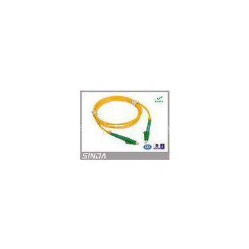 LC / APC to LC / APC Single Mode APC Fiber Optic Patch Cord & Pigtail