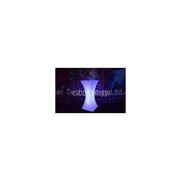 Plastic Square Unlimited Color Changing Led bar cocktail table Waterproof