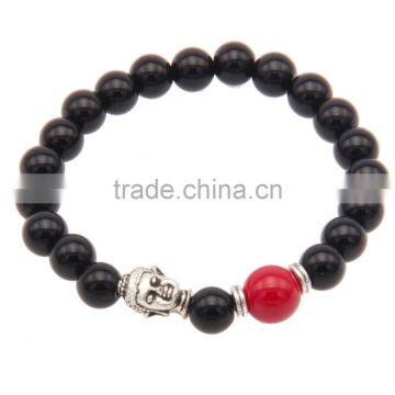 Black Beads Buddha Bracelet Religion Tibet Charm Jewelry