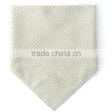 2016 china supplier nature colored cotton triangle bandana Baby Bibs wholesale