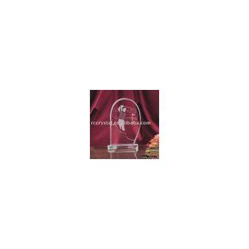 crystal glass souvenir/ crystal gift /good crystal award /crystal trophy