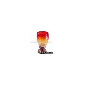 glass candle holder
