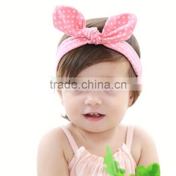 2017 pink color baby cute infant peal flower hair bands hairband lace soft headband