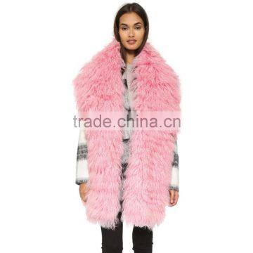 SJ611-01 Wholesale Fashion Garment Accessory Fur Scarves & Shawls