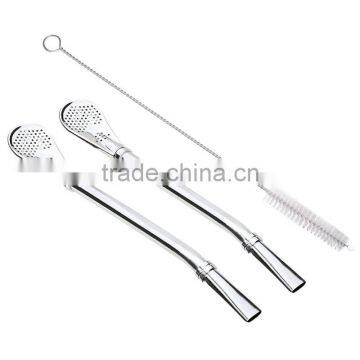Stainless Steel Yerba Mate Tea Bombilla Straw Coffee Stirrer Drinking Straw photo-6