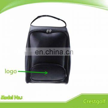 Factory Wholesale Custom Cheap PU Leather Golf Shoe Bag