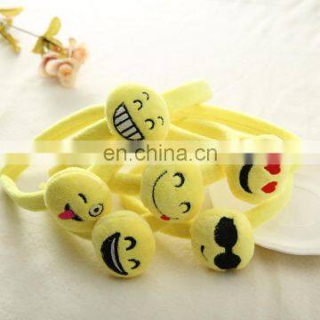 fluffy promotional emoji headband