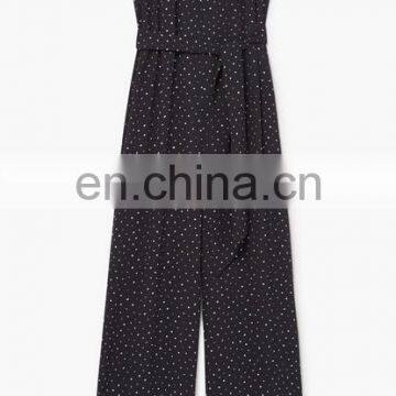 2016 Baiyimo Halter Neck Removable Belt Women Long Custom Jumpsuit photo-2