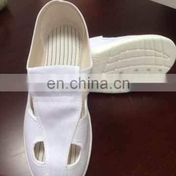 cleanroom different size and color ESD 4 holes pvc or pu shoes