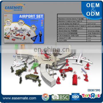 Good sales alloy die cast airport set with plane model toys