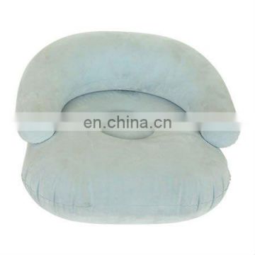 white inflatable air flocked sofa