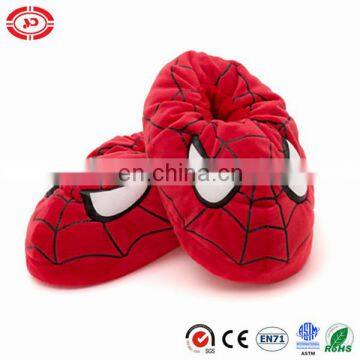 Spider red hero man plush quality CE slippers shoe