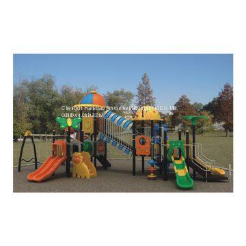 HLB-7073B Kids Plastic Swing and Slide Set Children Playground Outdoor photo-5