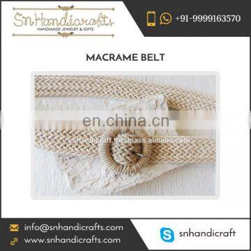 Wholesale Supplier of Braided Macrame Nautical Belt