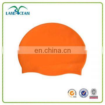 Factory direct sale custom logo silicone swim cap