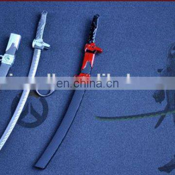 OW Overwatch Genji Game Cosplay Knife Keychain,movie Star Metal Keychain photo-2