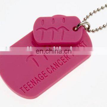 silicone dog tag