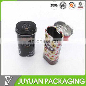 High quality food grade mint candy packaging tin box can