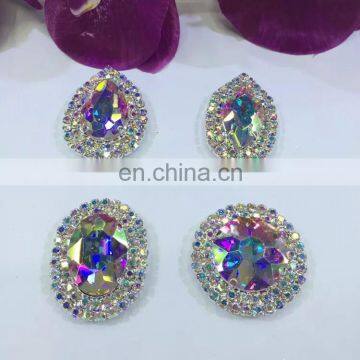 Factory Main Products! pretty shiny single crystal bead for wedding dress performence garment accessories WS1201