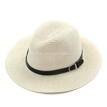China Factory Cheap Wholesale Unisex Panama Straw Hats photo-3