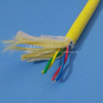 Yellow Zero Buoyancy Power Cable 3 Core Electrical Wire