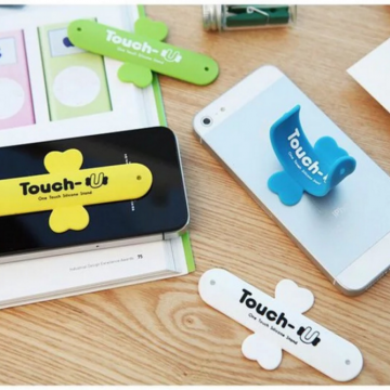 Card Holder On Back Of Phone Case Foldable Touch U Stand