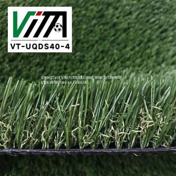 Factory Supply Outdoor Grass Carpet Artificial Turf  VT-UQDS40-4