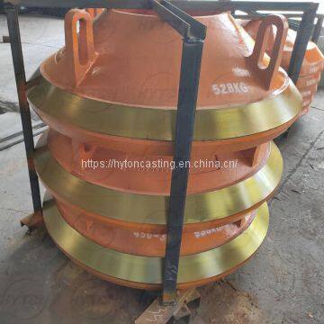 Mn18Cr2 Mantle Bowl Liner Suit Terex C-1550 Cone Crusher Spares photo-5