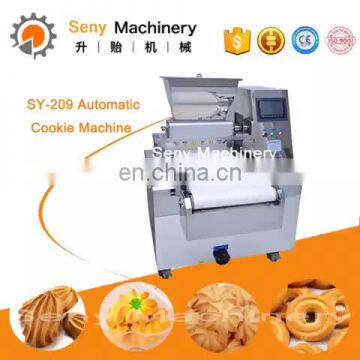 China Automatic cookie making machine small biscuit machine Filled Biscuit Cookies Production Line