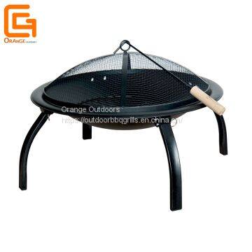 Garden Heater Wood Fired Burning Fire Bowl Outdoor Fire Pit