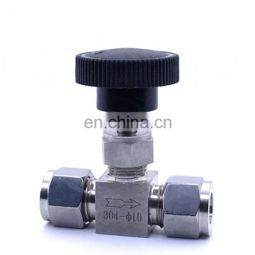 Universal High quality stainless steel ball valve high pressure manual needle valve with lever