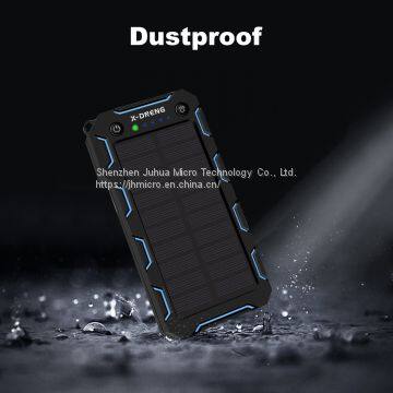 Portable Solar Panel Charger 12000mah Waterproof Solar Power Bank for Hiking photo-4