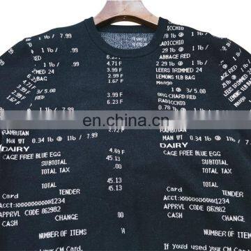 DiZNEW Wholesale Cotton Jacquard Knitted Pullover Sweater Men photo-4