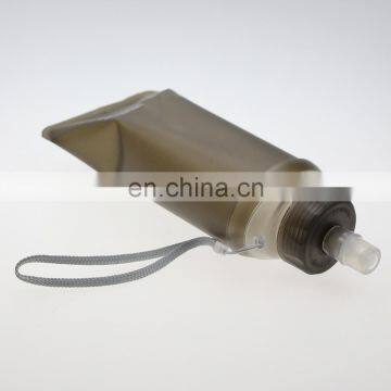 Top Quality Sport Reusable Collapsible Folding Water Bottle TPU Soft Flask For Running Race photo-6