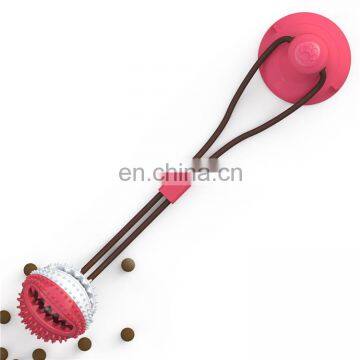 Multifunction Pet Molar Bite Toy Food Dispensing Suction Cup Dog Toy photo-3