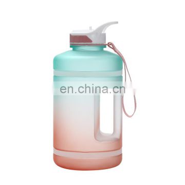 Big Fashion Gradient Cute Promotional Logo Custom Stylish Water Bottle