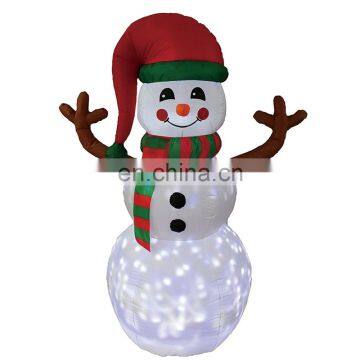 Christmas Decorative Snow Man Advertising Inflatable Christmas Snowman Airblown Decoration