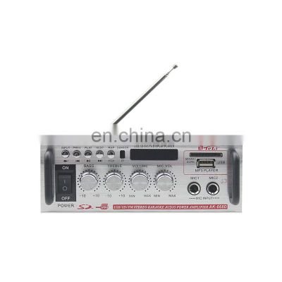 Hi fi AK668D DC12V or AC200V-240V high quality digital audio amplifier